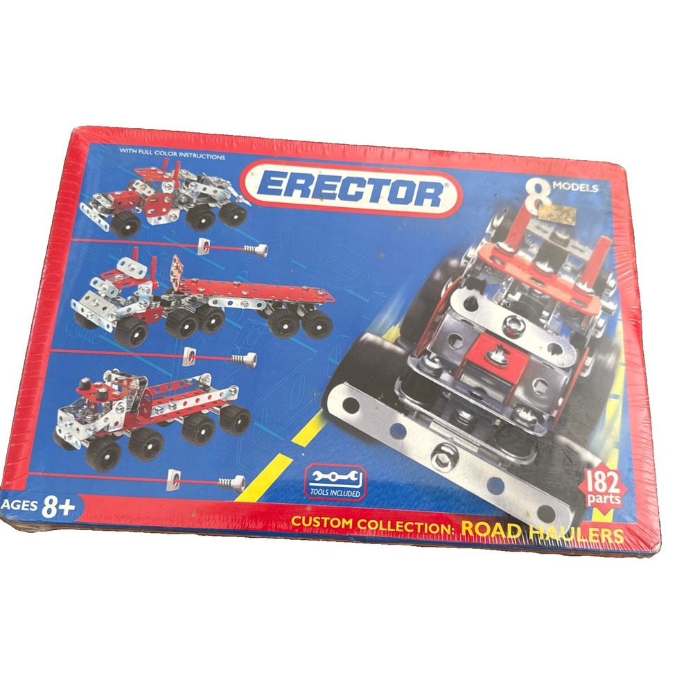ERECTOR Road Haulers Truck set 3910 New In Box Building Set Sealed